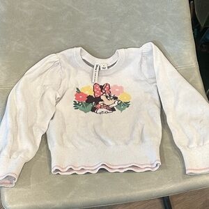 Disney Kids Sweater with Minnie Mouse and Floral Design Janie and Jack limited